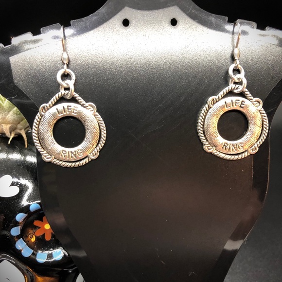 Life Ring Earrings - Picture 1 of 4